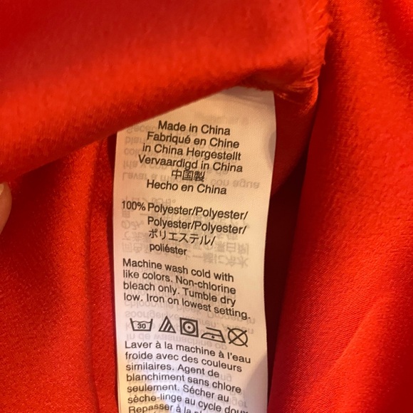 J Crew Orange/Red Ruffle Sleeveless Top - Picture 10 of 10